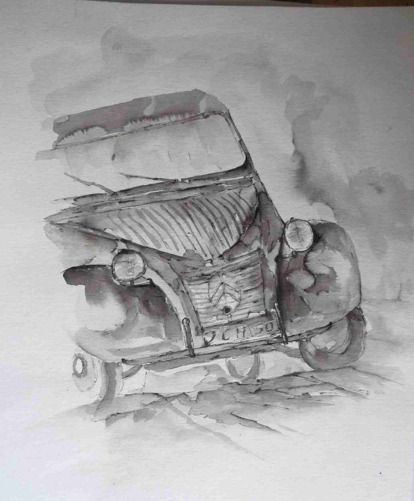 Encres et aquarelles